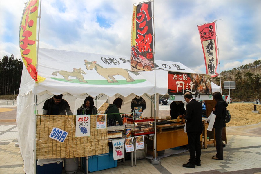 鹿島商工会主催によるテント屋台を行いました