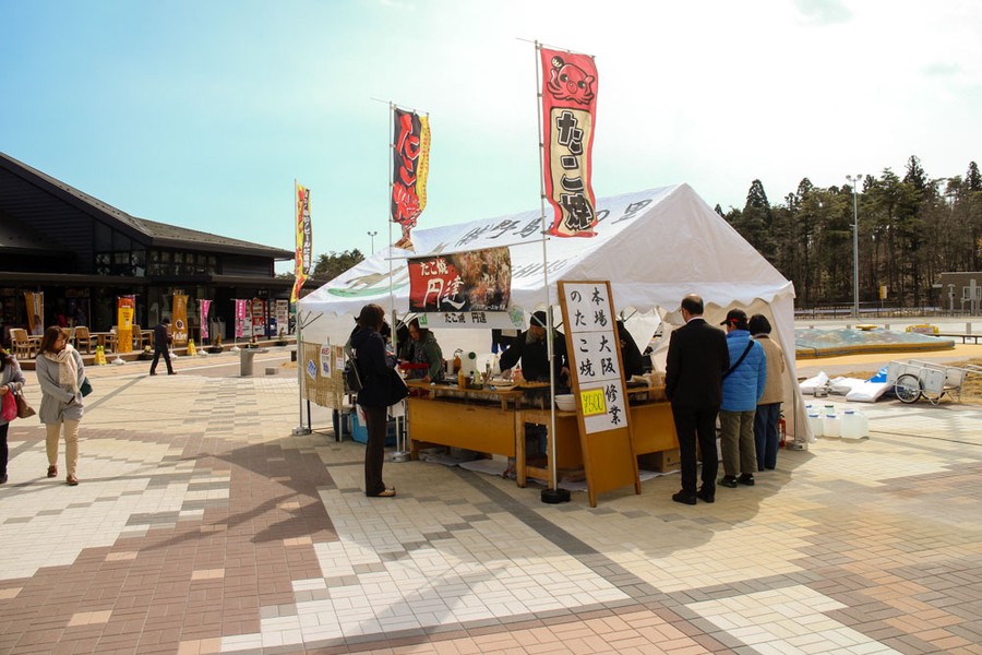 鹿島商工会主催によるテント屋台を行いました